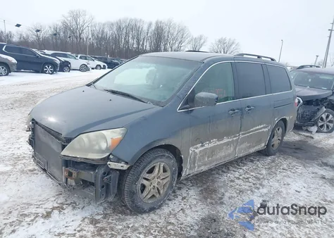2006 Honda Odyssey Ex from USA, damaged, VIN 5FNRL38406B419466